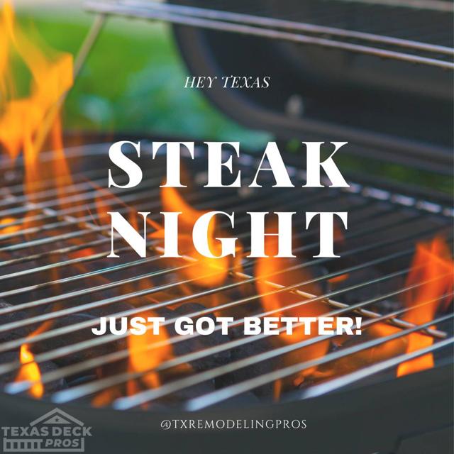 Texas deck social post